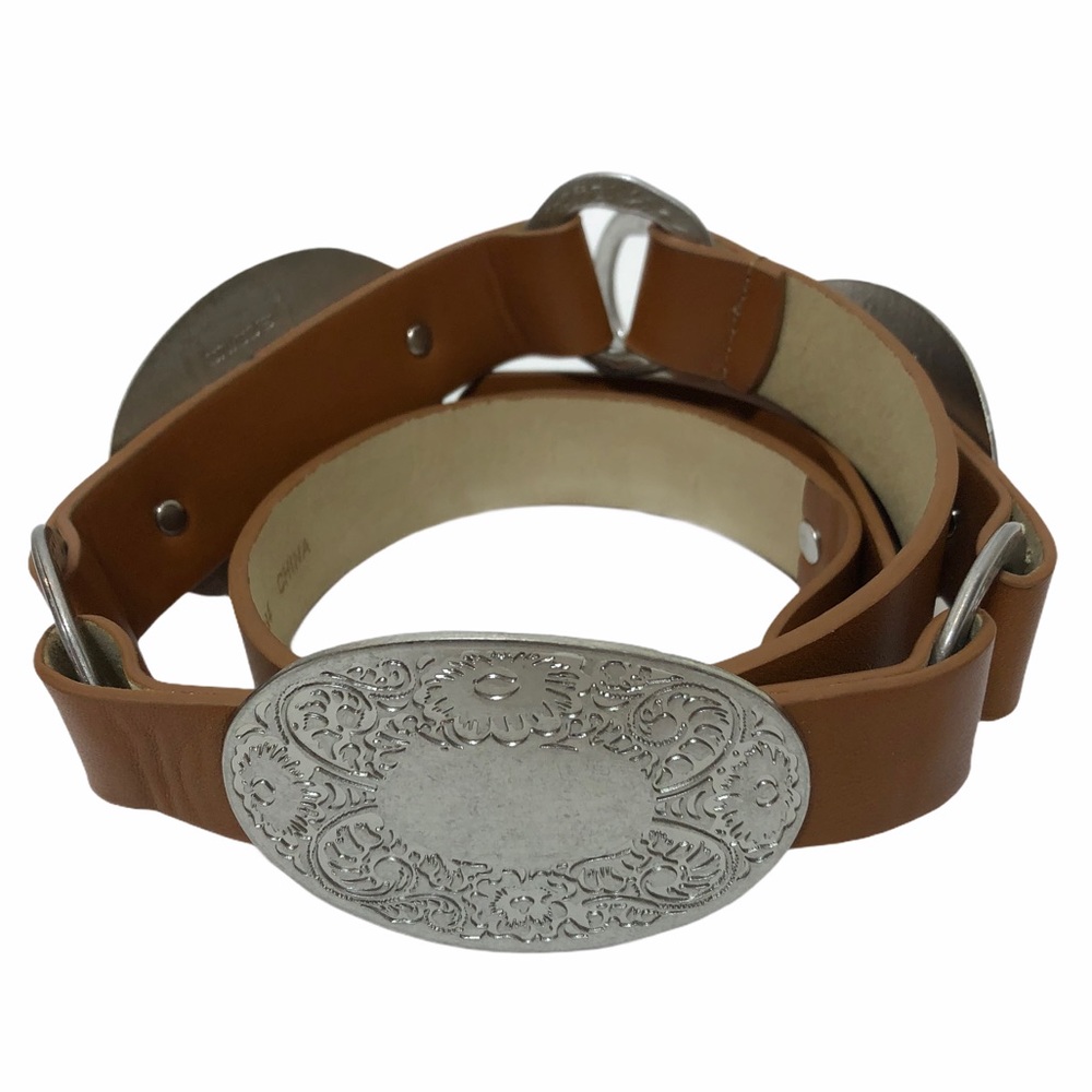 Chico’s Western Style Silver & Brown Belt